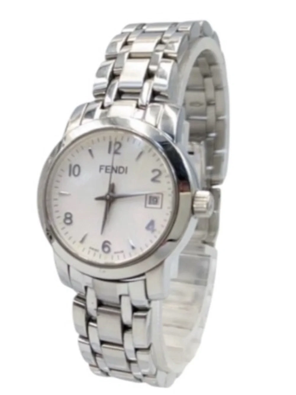 Authentic Fendi luxury designer stainless steel watch